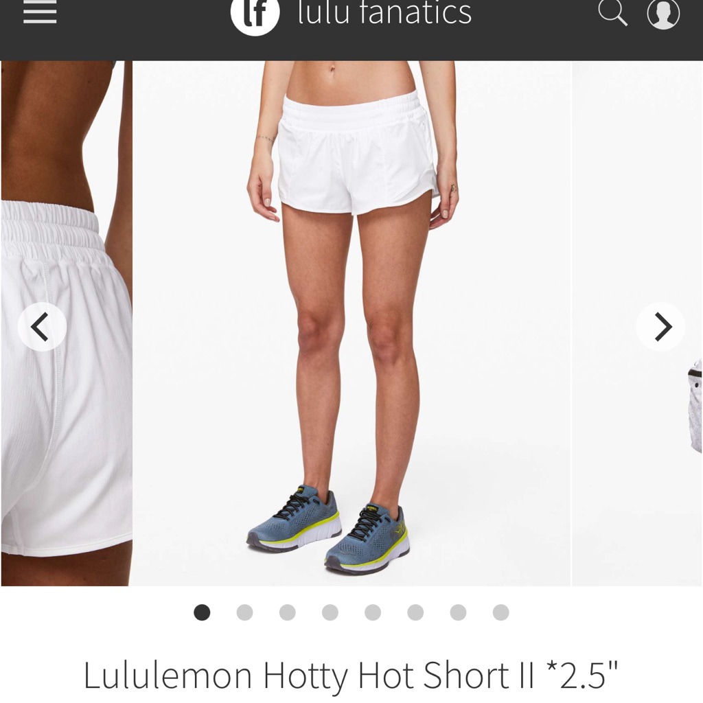 Lululemon Women's Hotty Hot Short Ii 2.5” Shorts